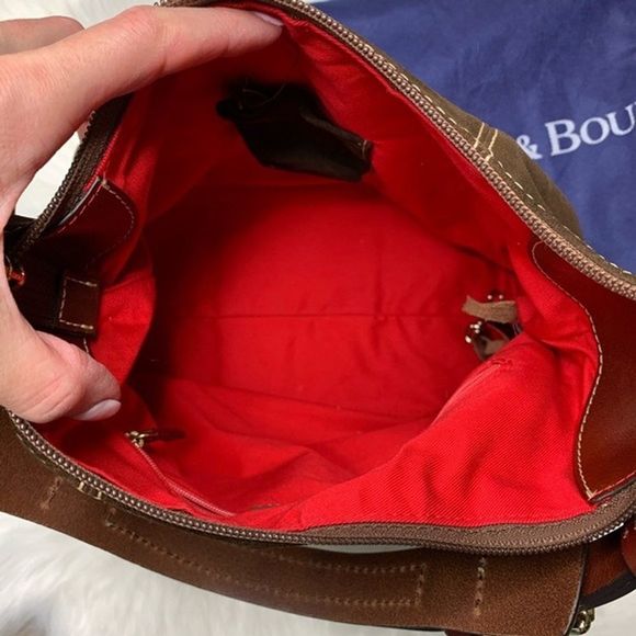 Dooney & Bourke Brown Hobo Bag - Picture 6 of 8